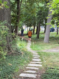 Path at lake