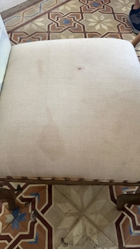 Stain and dirty furniture