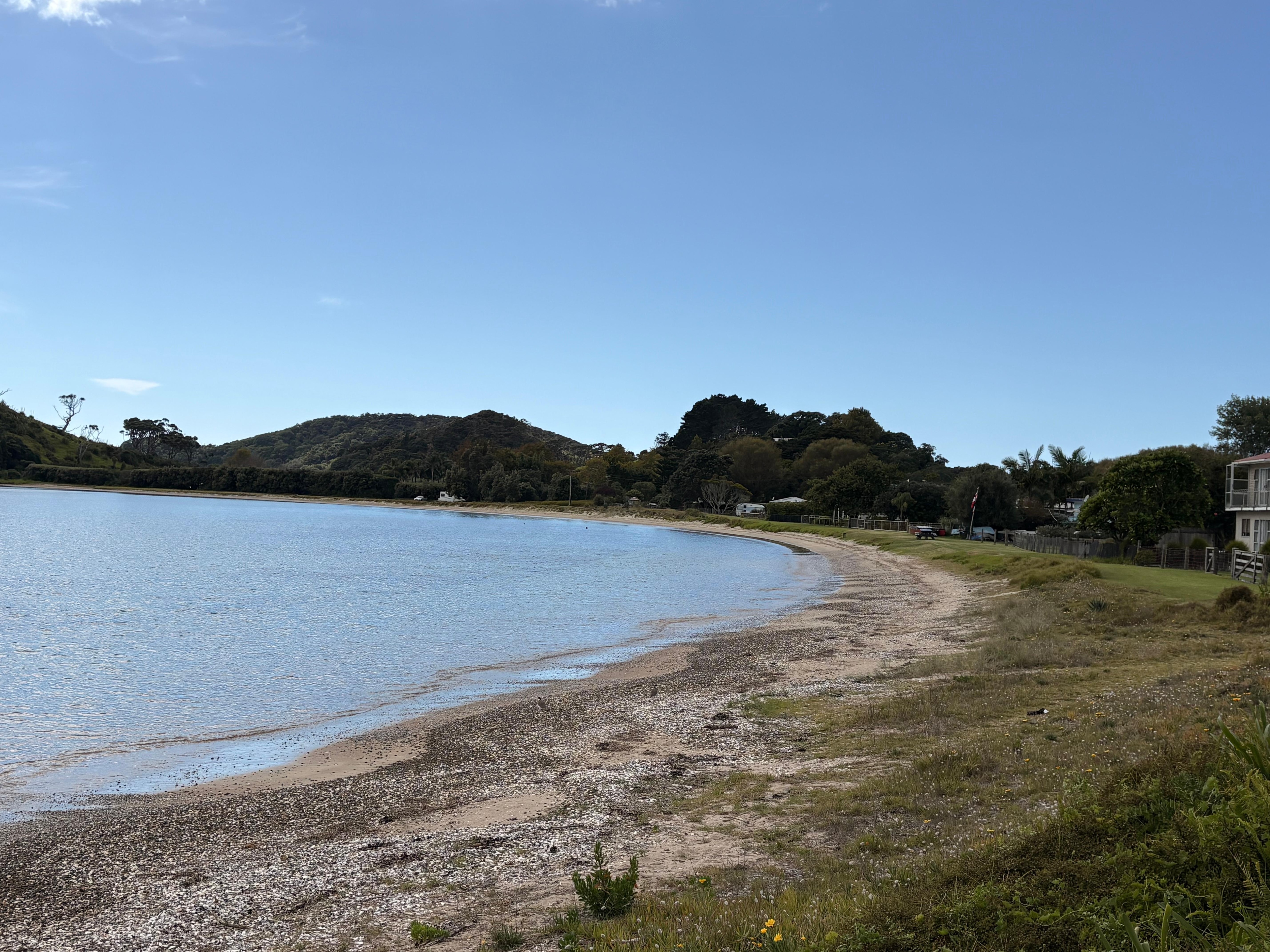 Swim just outside the gate!