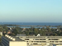 View towards Arken modern art museum. 30 minutes walk from hotel.