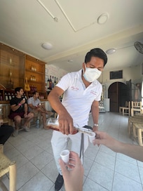 Pisco tour you can book through the hotel for $9