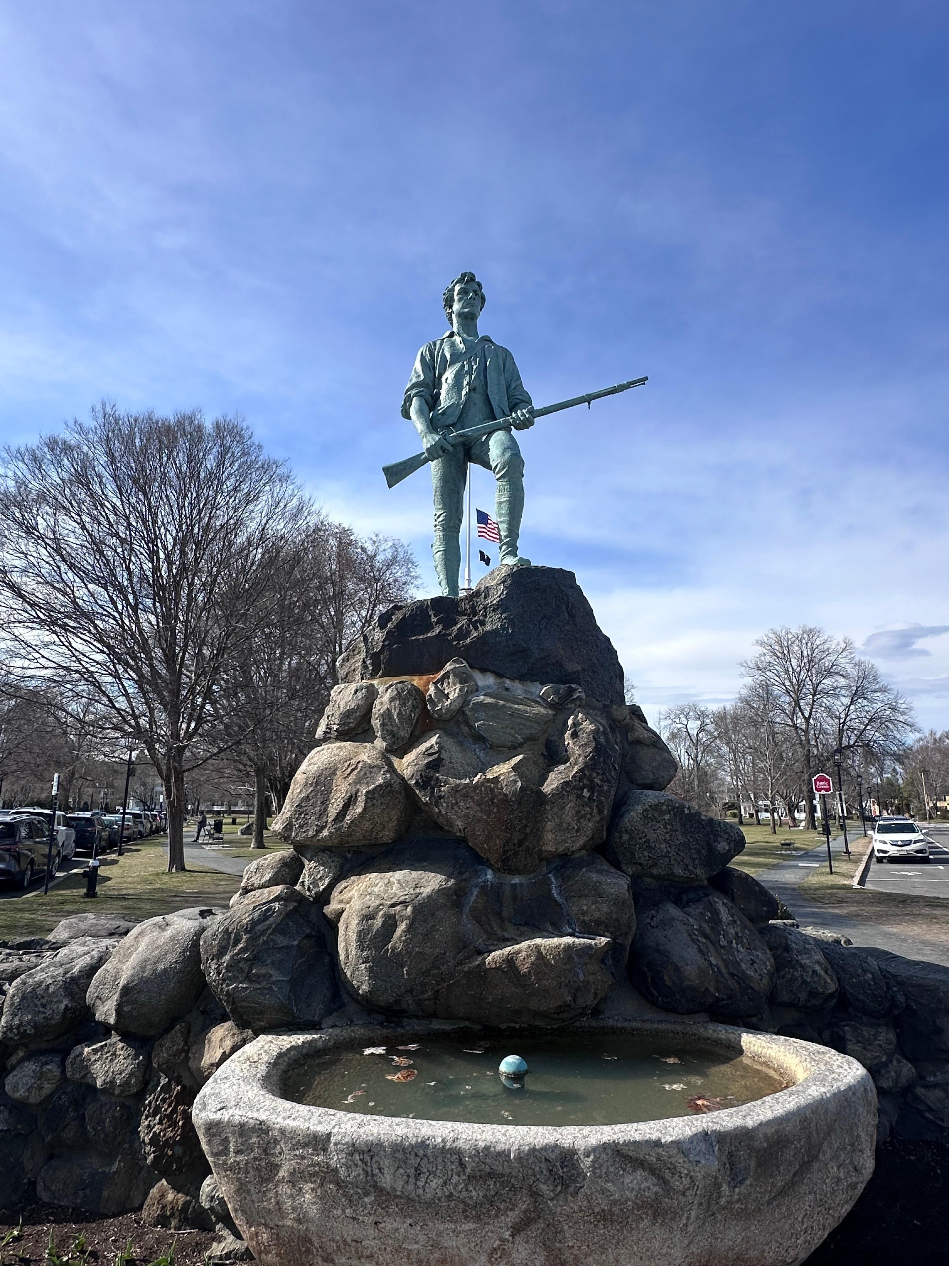 Minute Man statue at Lexington