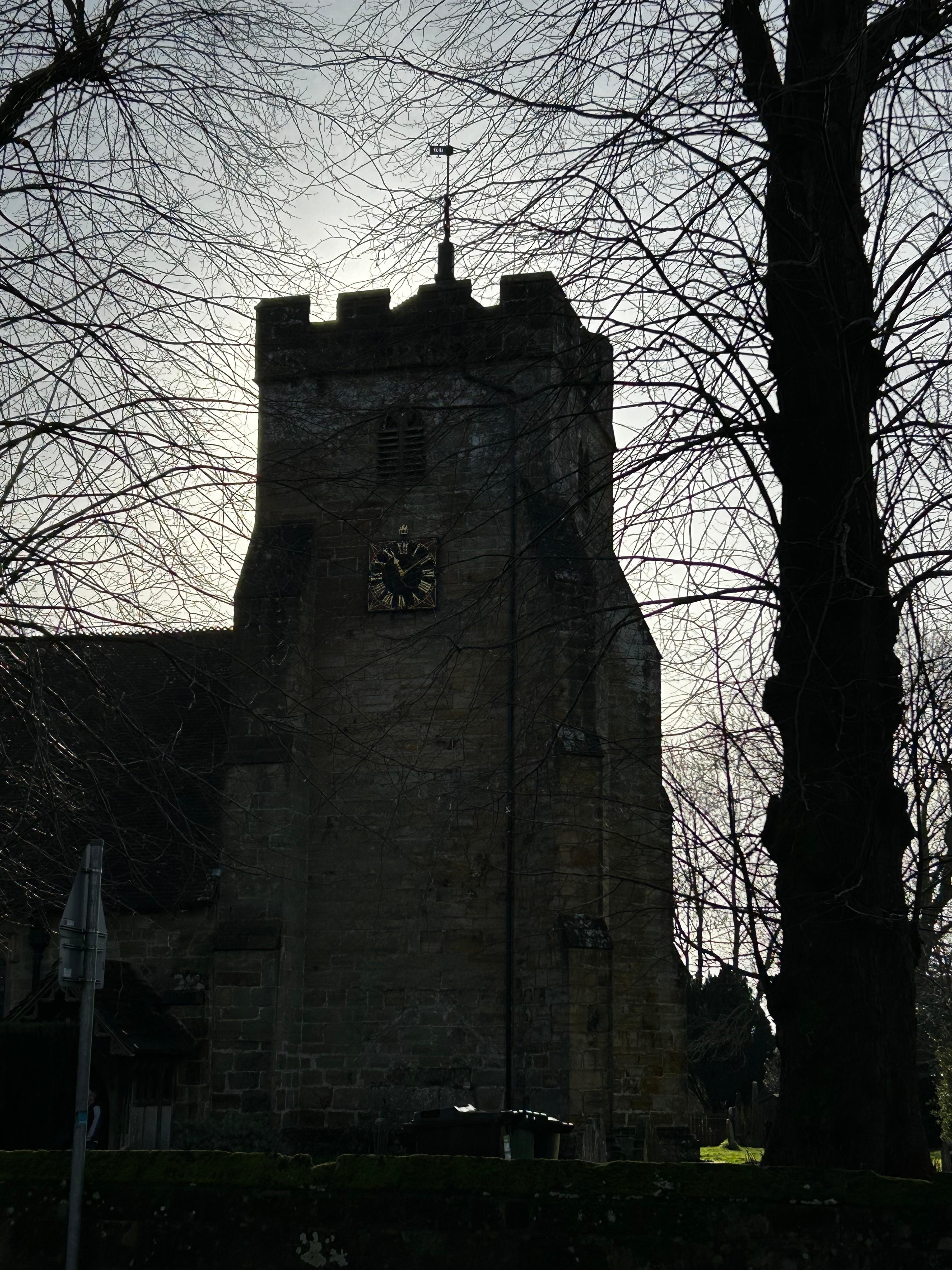 Church opposite, bells didn’t ring throughout the night 