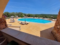 Blick von unserer Terrasse