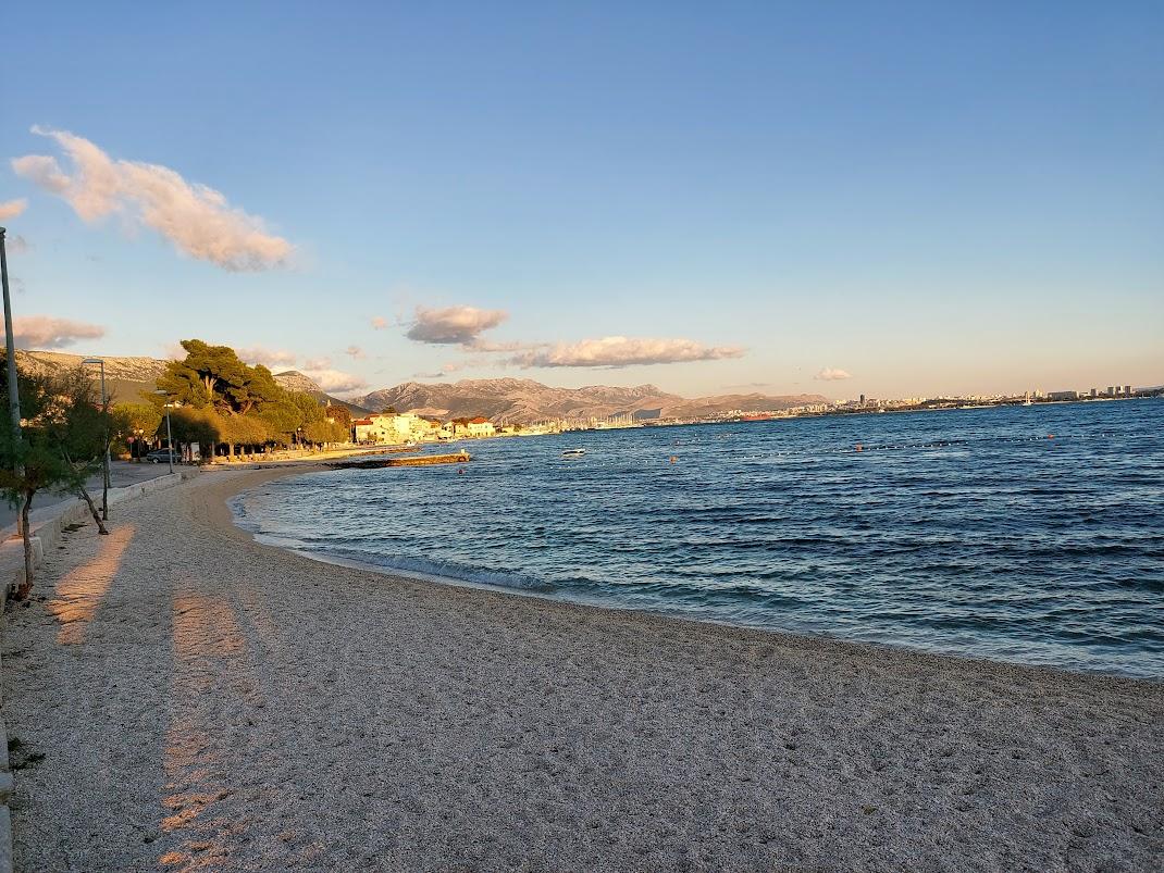 plage devant l'hôtel - octobre 2021