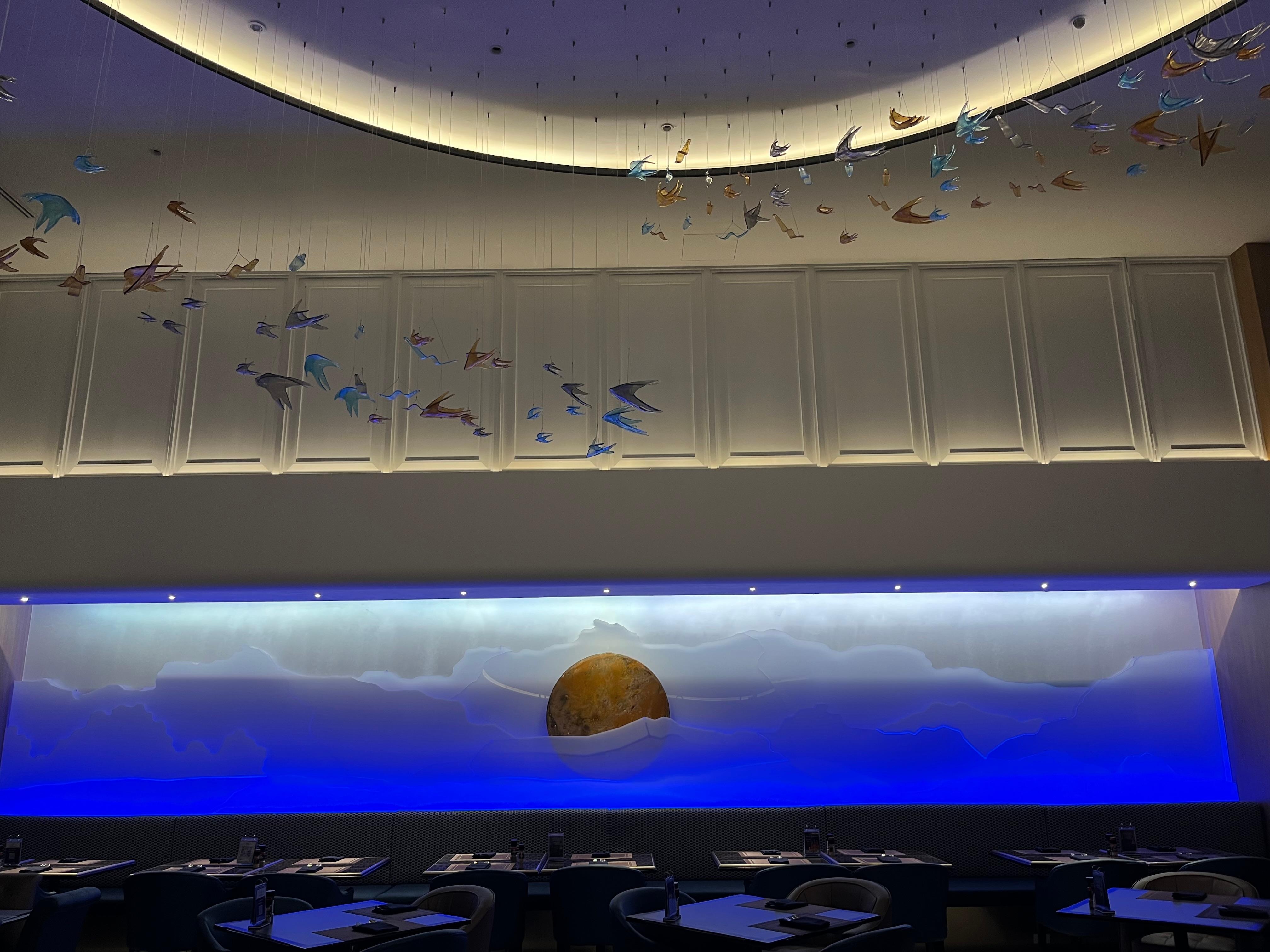 Fantastic dinner after a long day of travel