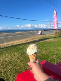 Ice cream with a view