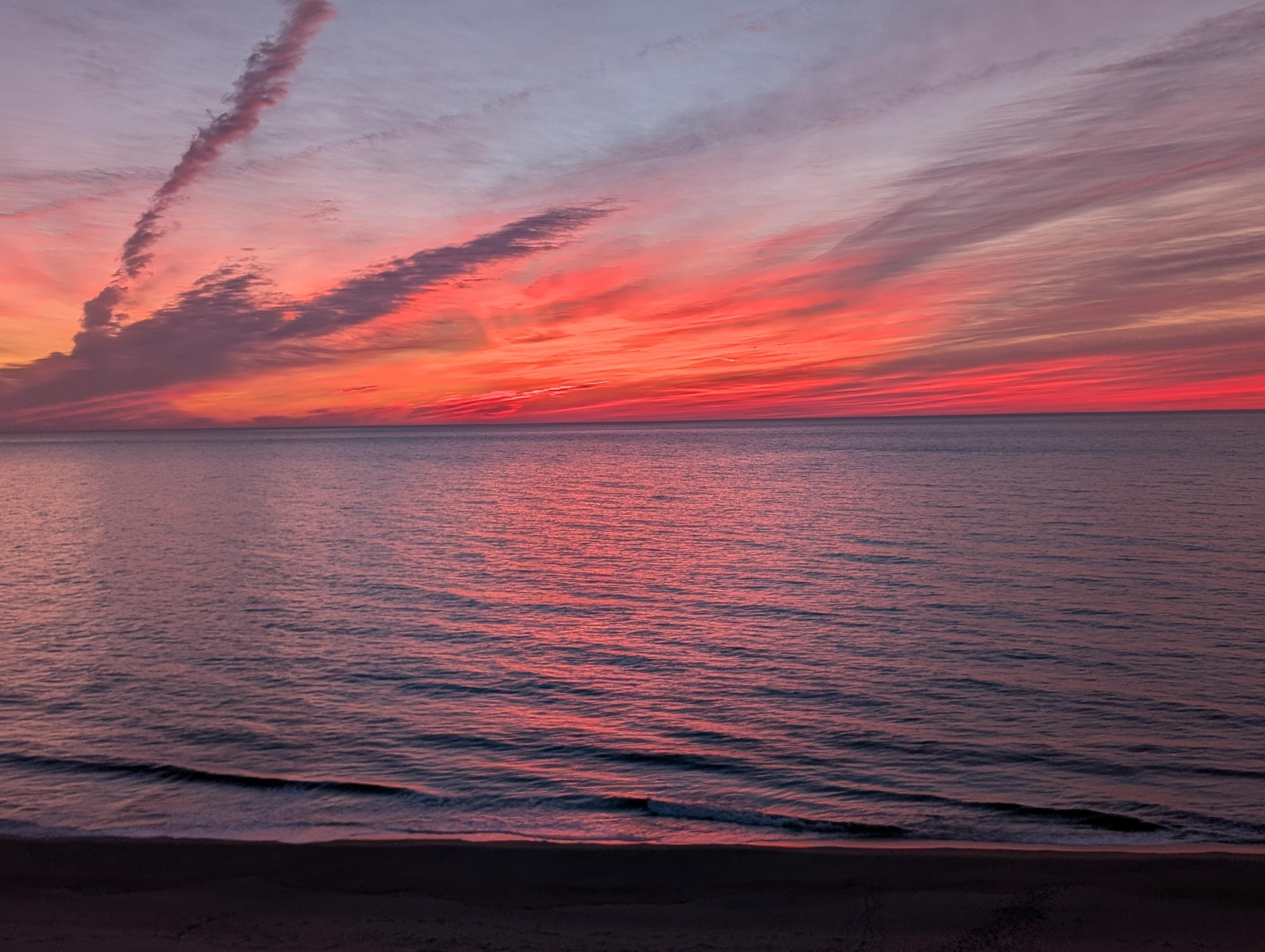 Sunrise from the balcony