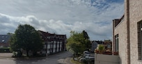 Vom Balkon aus
