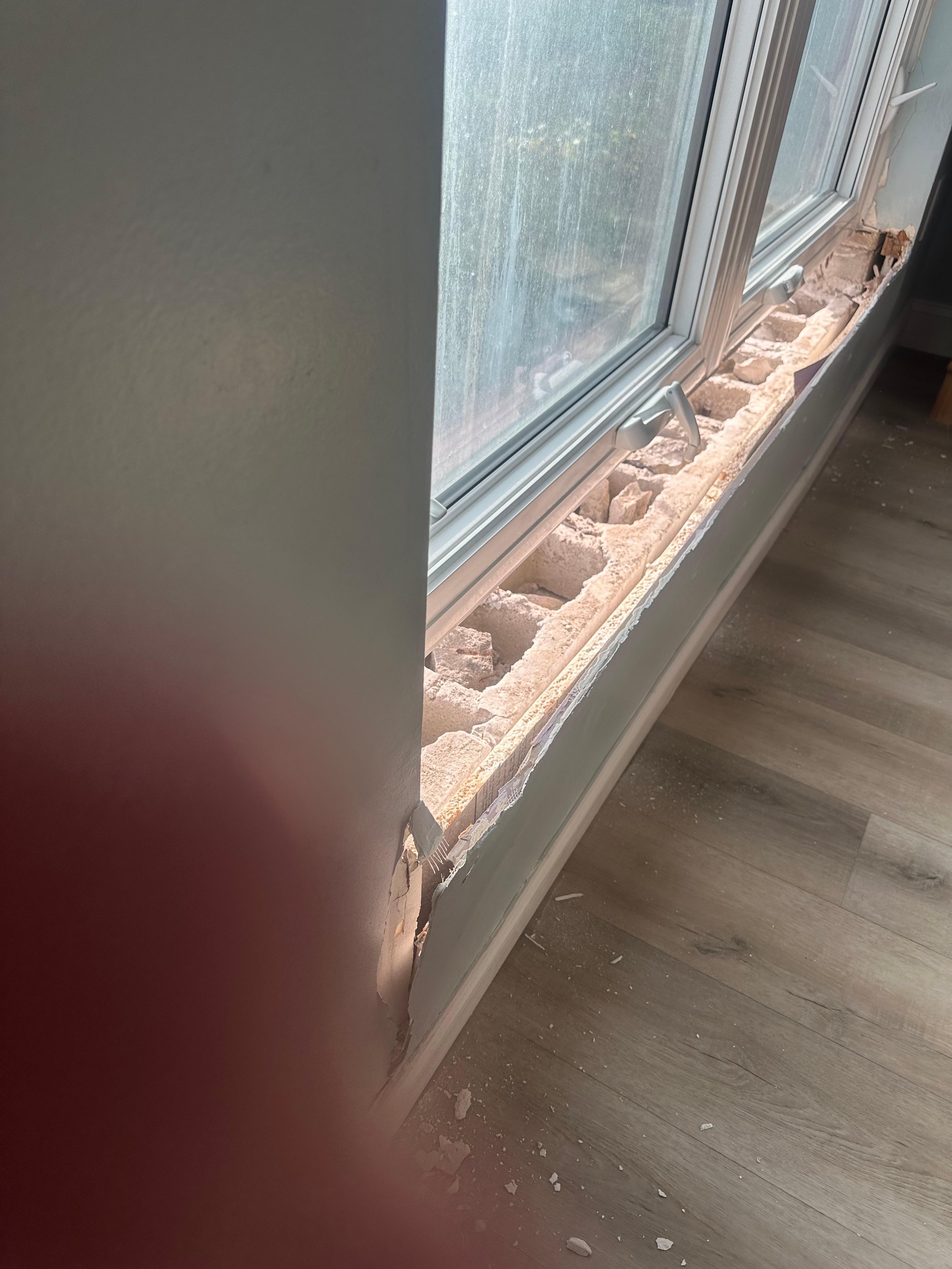 Window inside bedroom