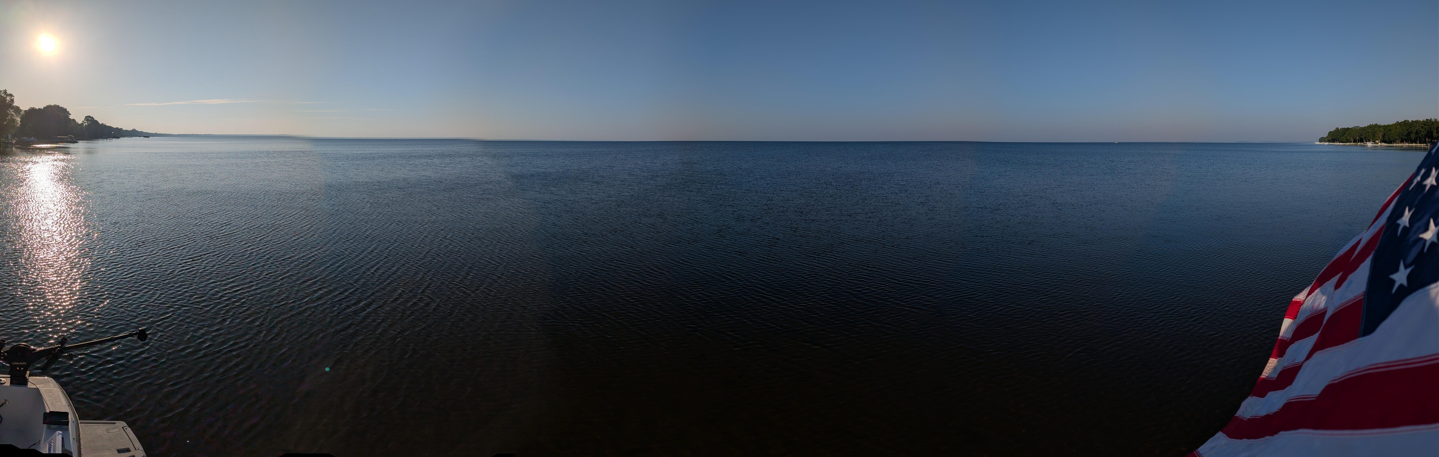 View from the dock
