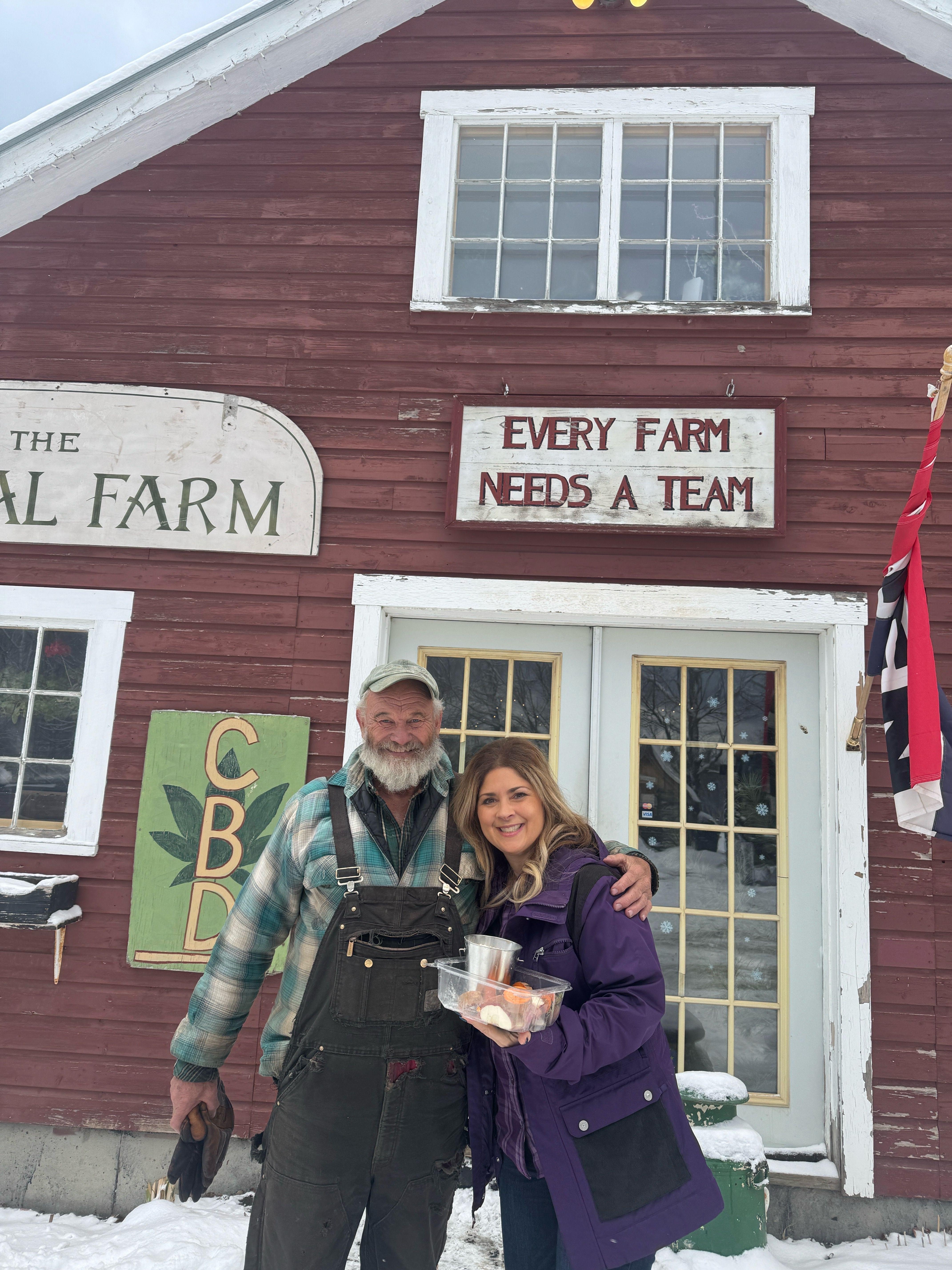 The owner of the farm John was kind enough to take a pic! Support this business anyway you can if you are in the area 