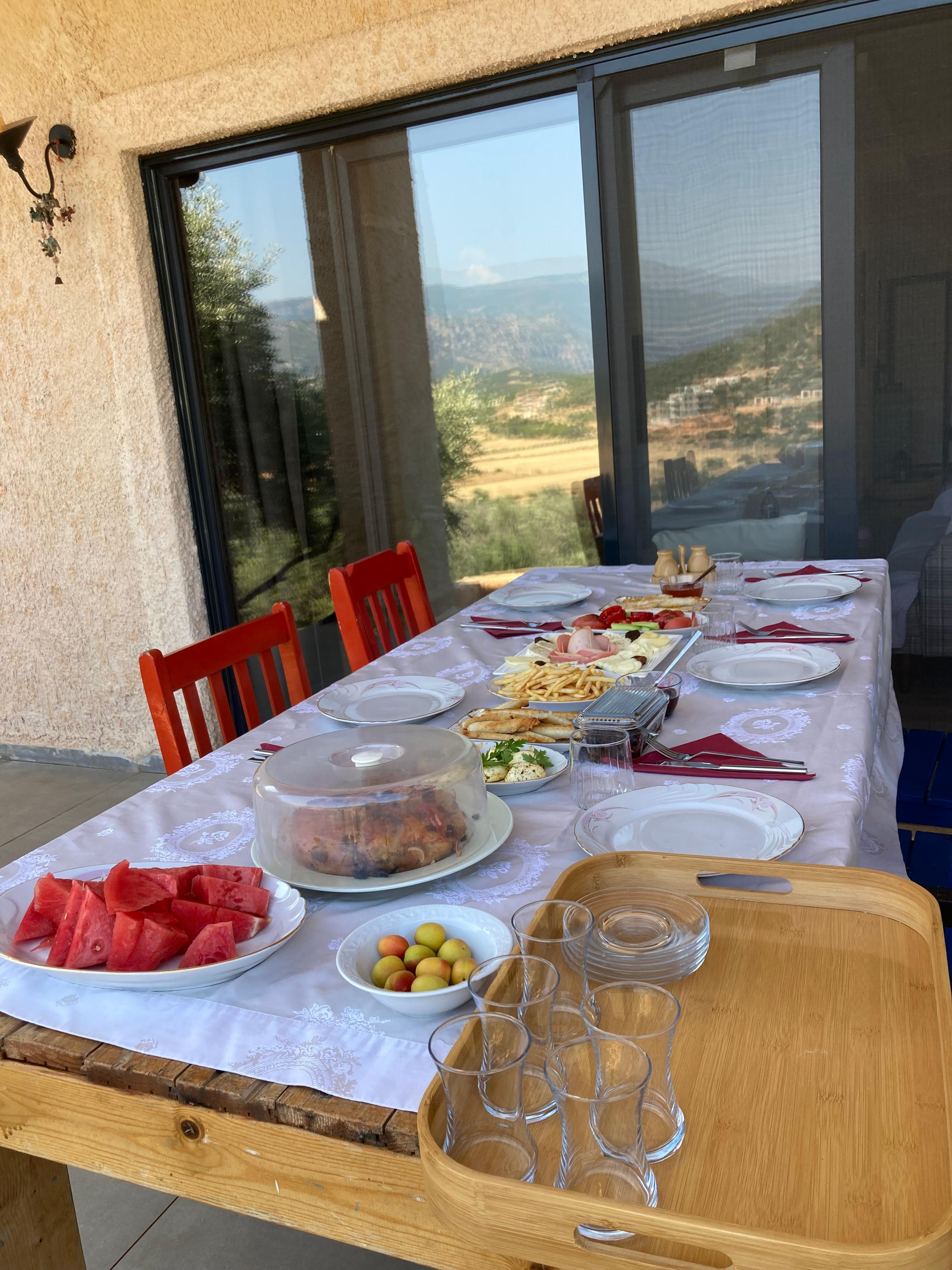A Turkish breakfast 