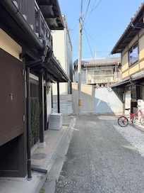 At night, this hallway is extremely dark and feels unsafe