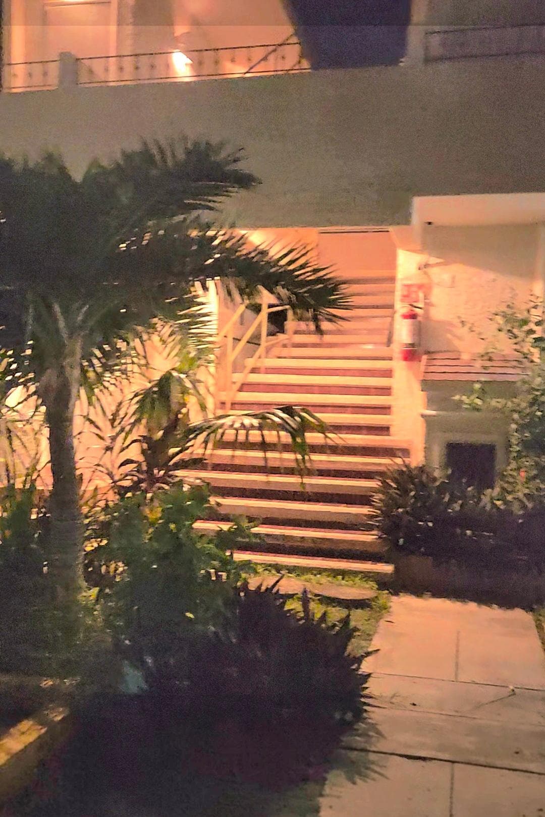 Stairway to the first floor.