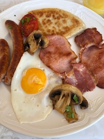 Breakfast with my own choice of items. There are others if you like them.
