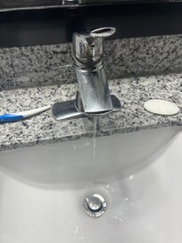 No water in the room!