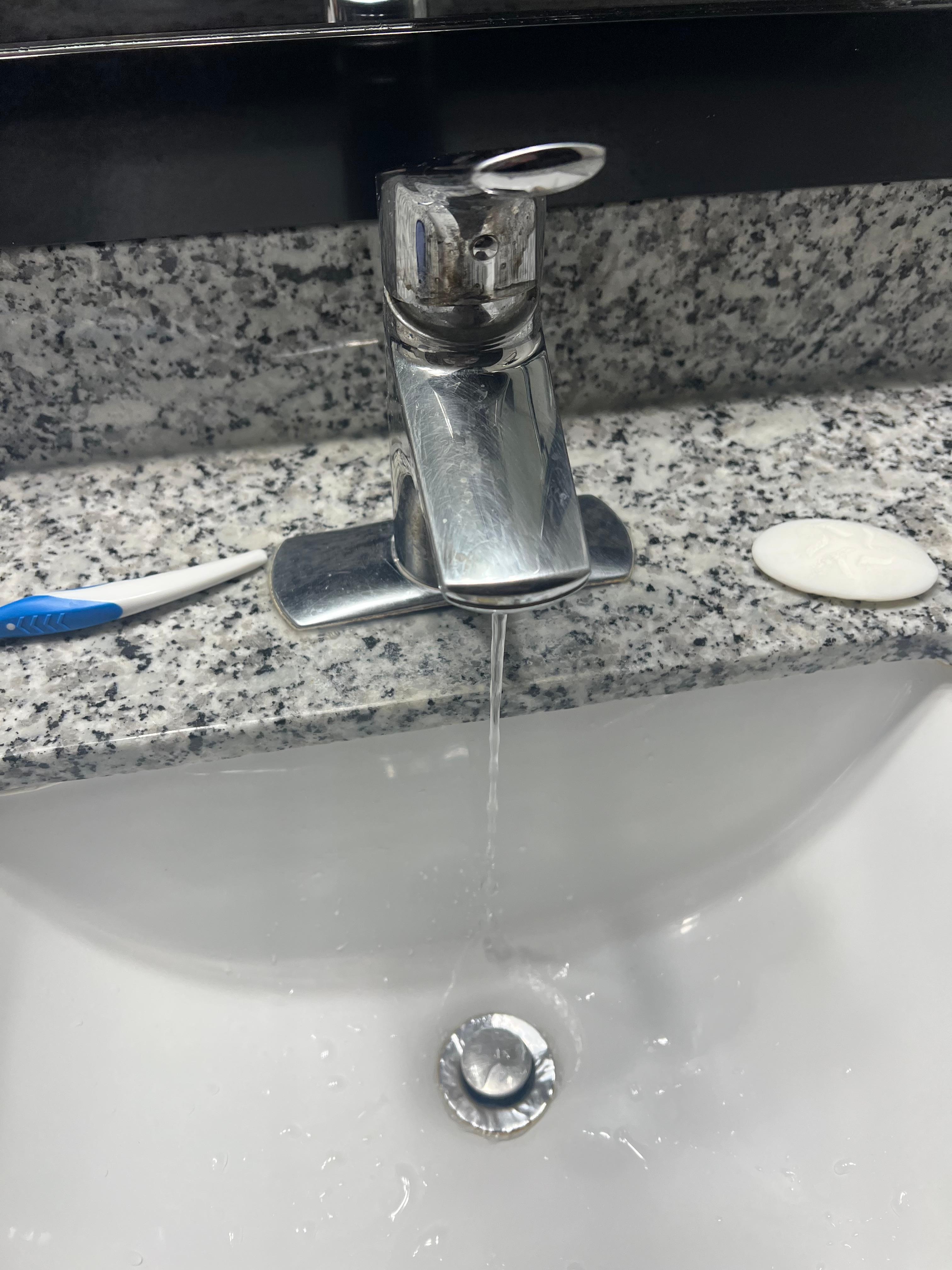 No water in the room!