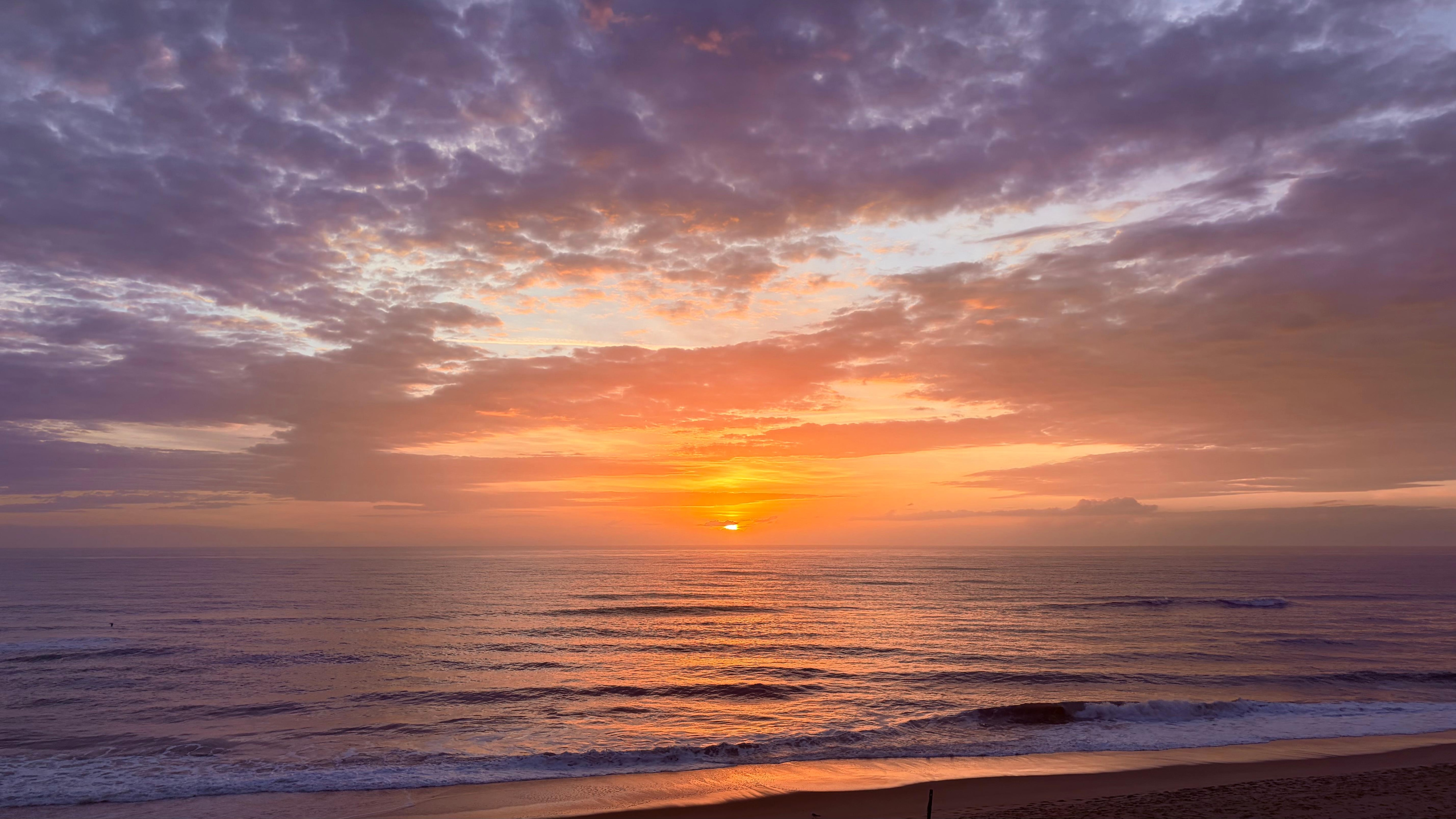 Sunrise from the balcony 