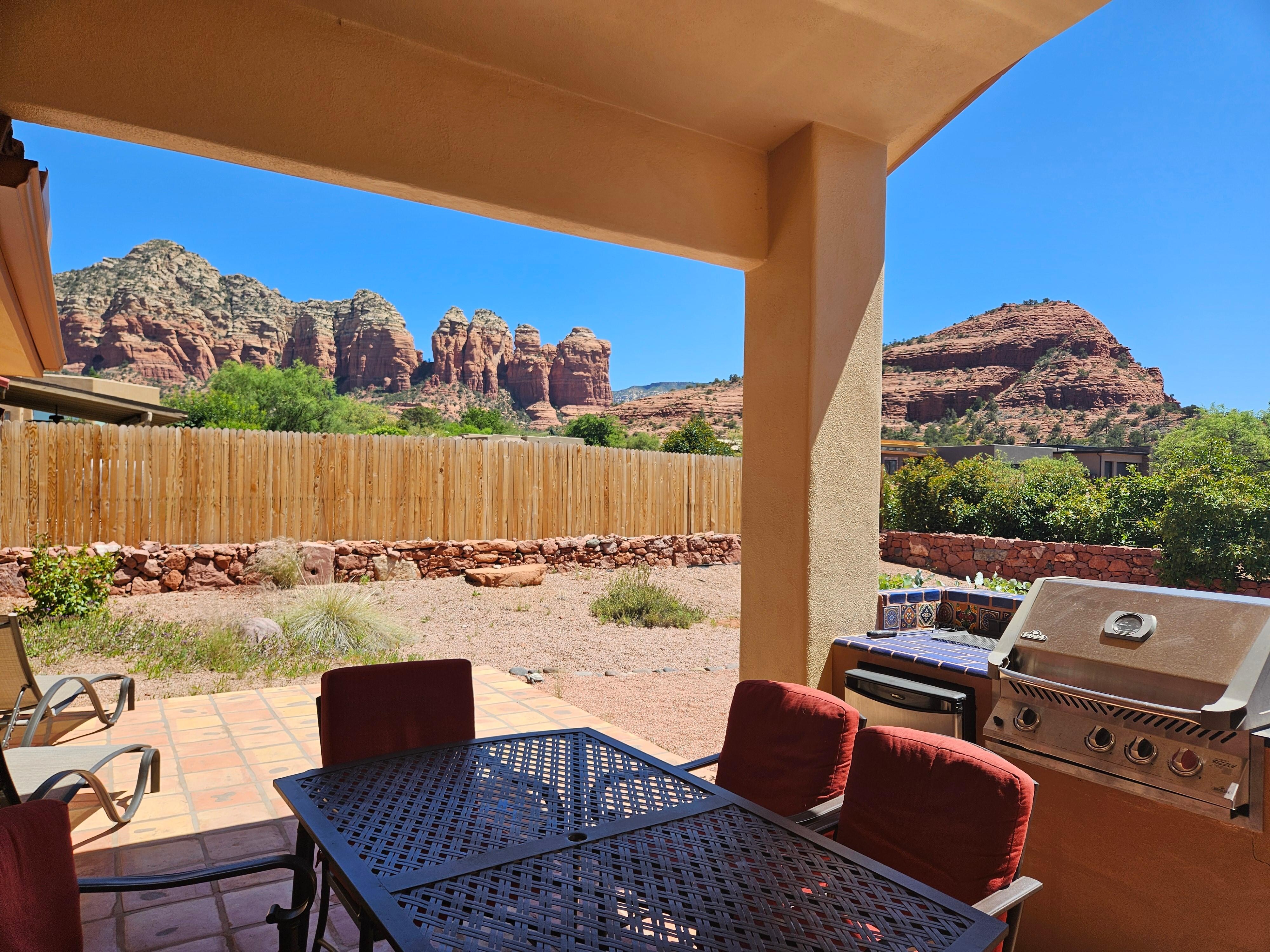 View from the patio