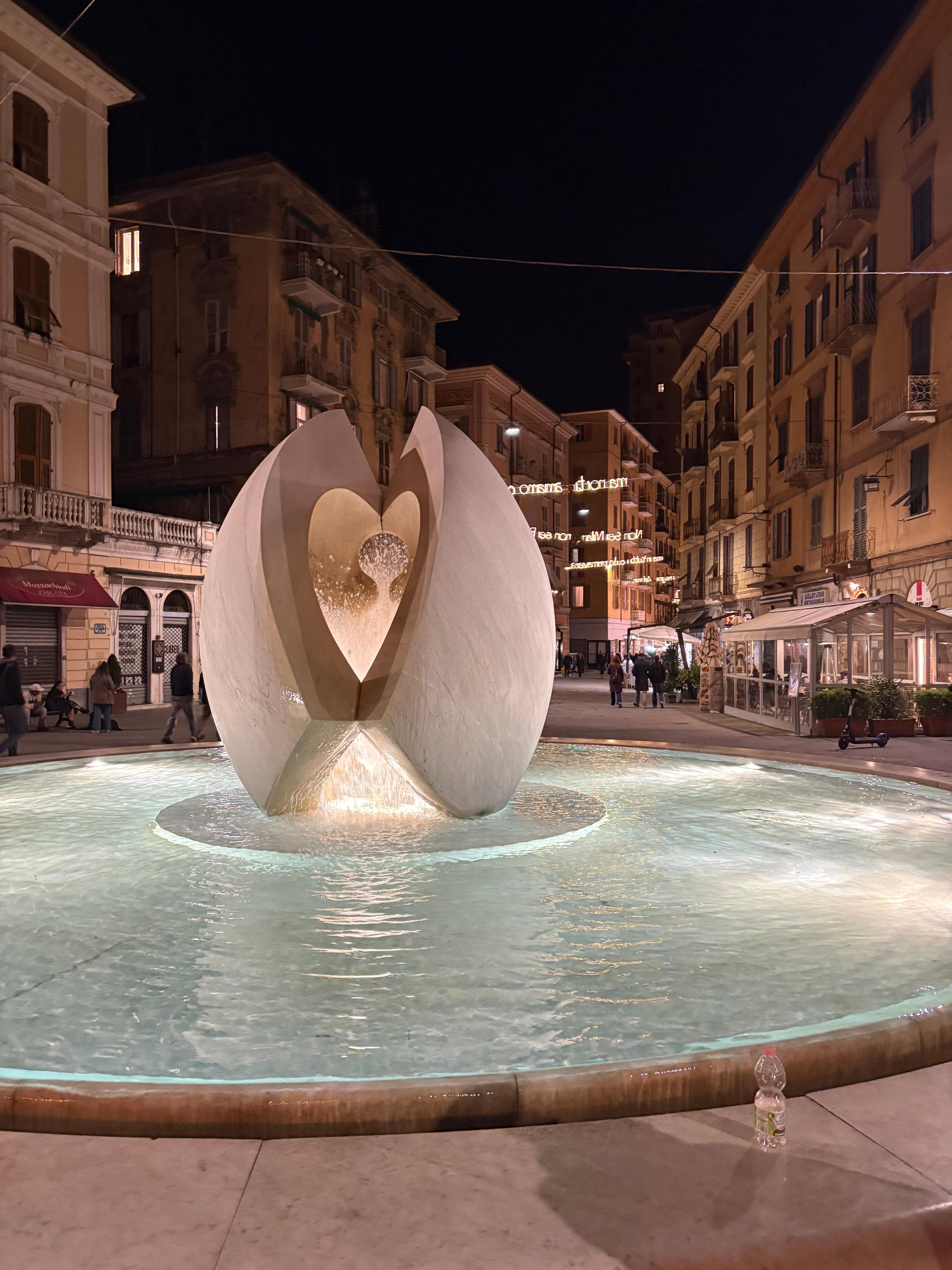 Fountain just down the street.