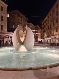 Fountain just down the street.