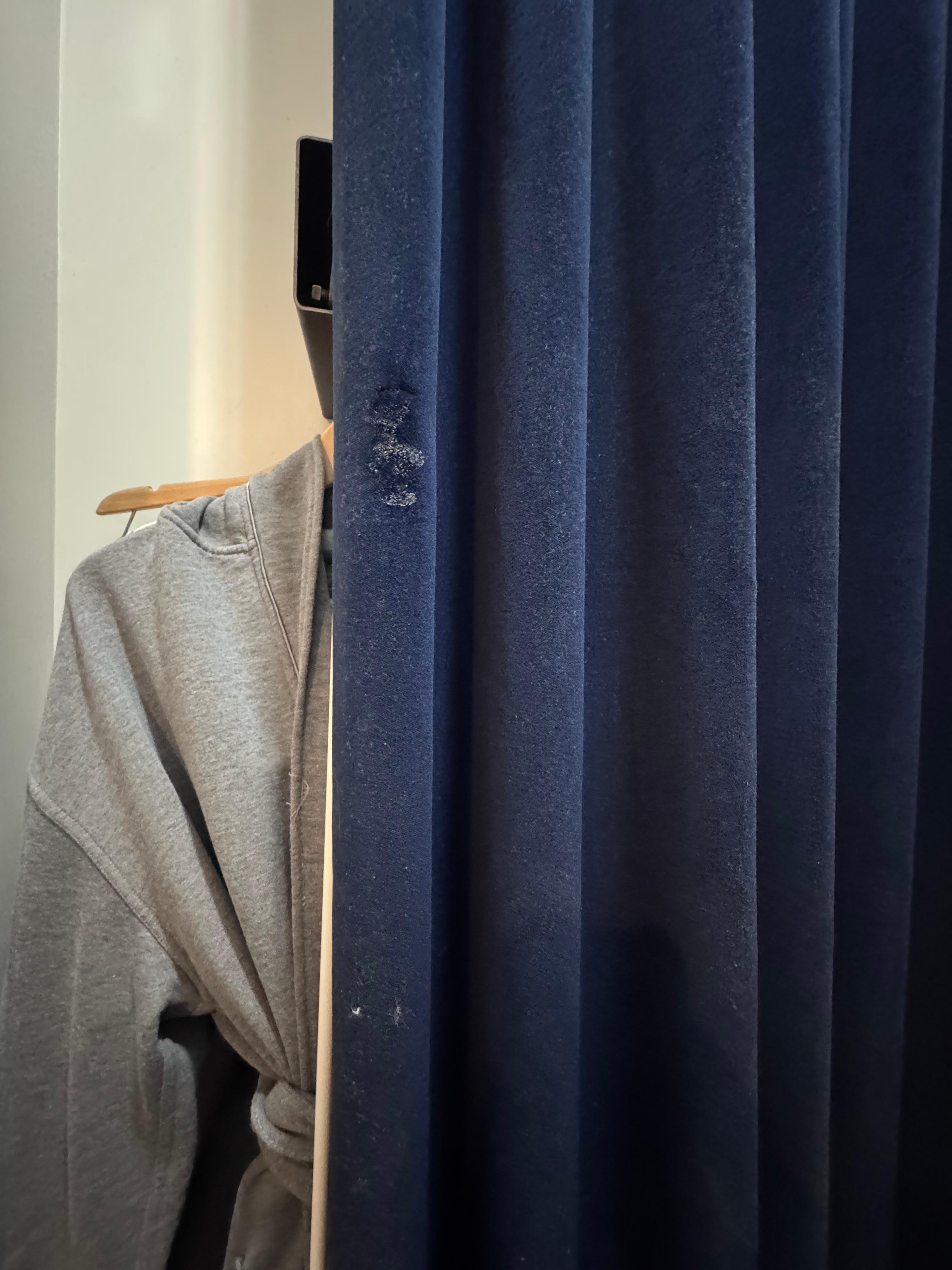 The closet looked very unkept 