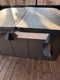 Torn Hot Tub Cover