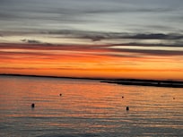 Early morning sunrise beach
