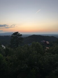 Sunsets from the balcony.