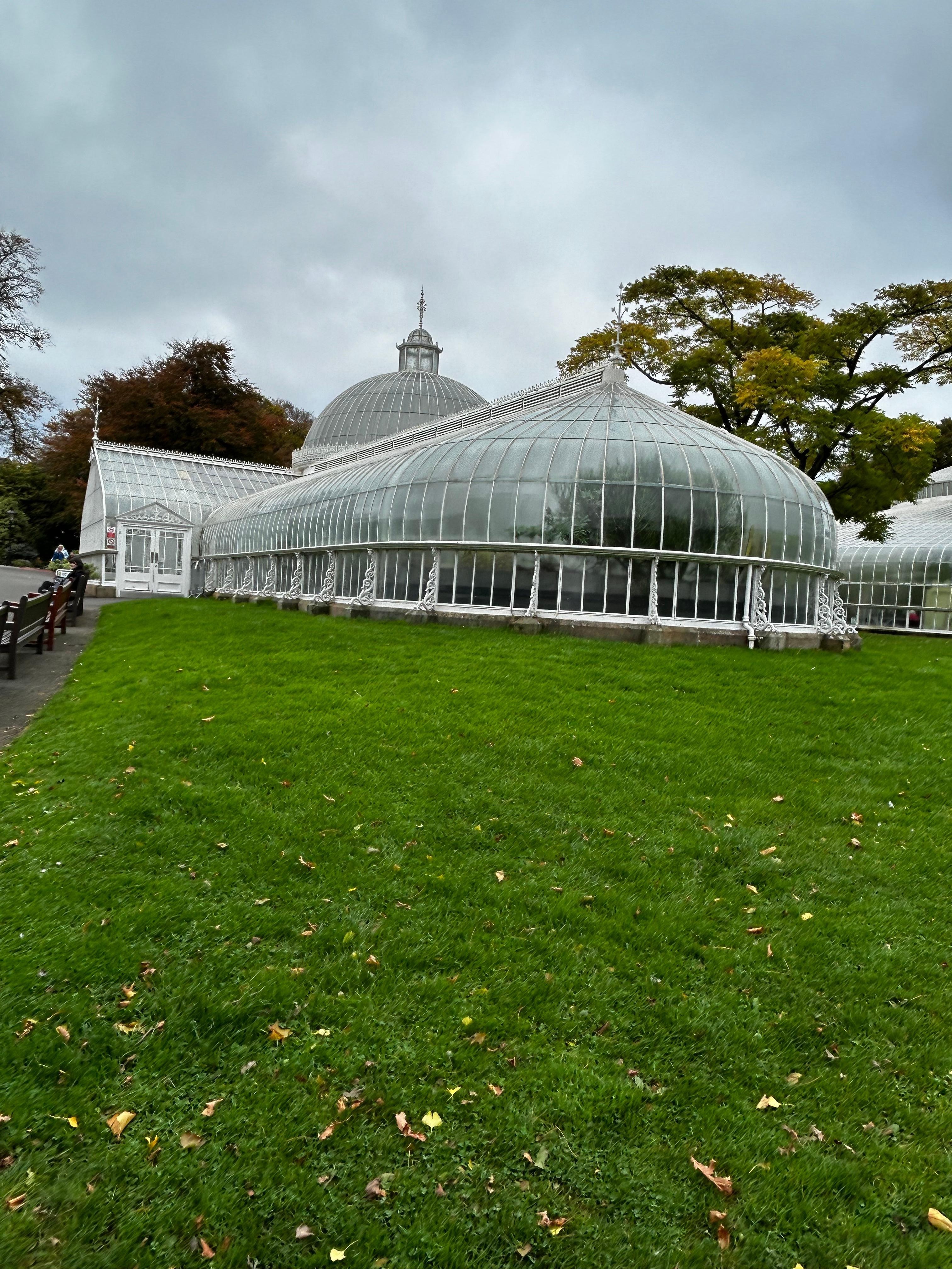 Botanical gardens across the street 
