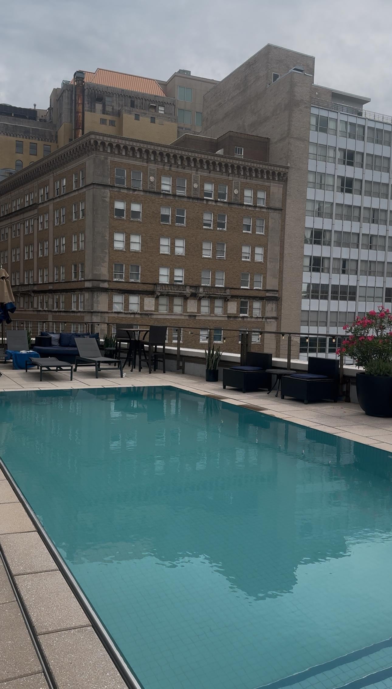 Roof top soaking pool!