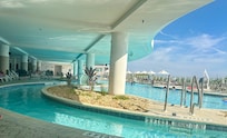 Pool with lazy river