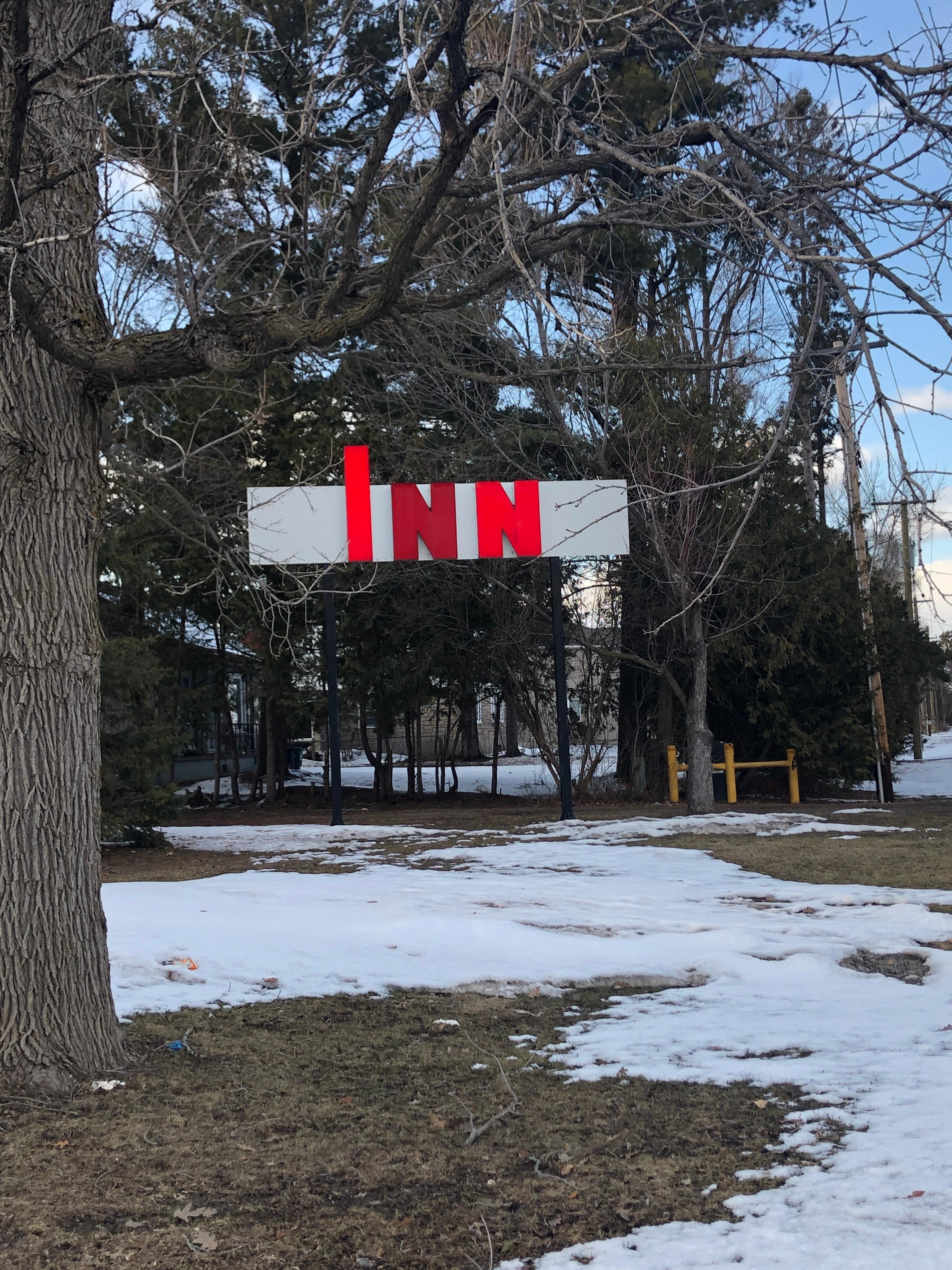 Full name is not there and the middle n doesn’t work at night.