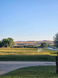 Rolling hills.