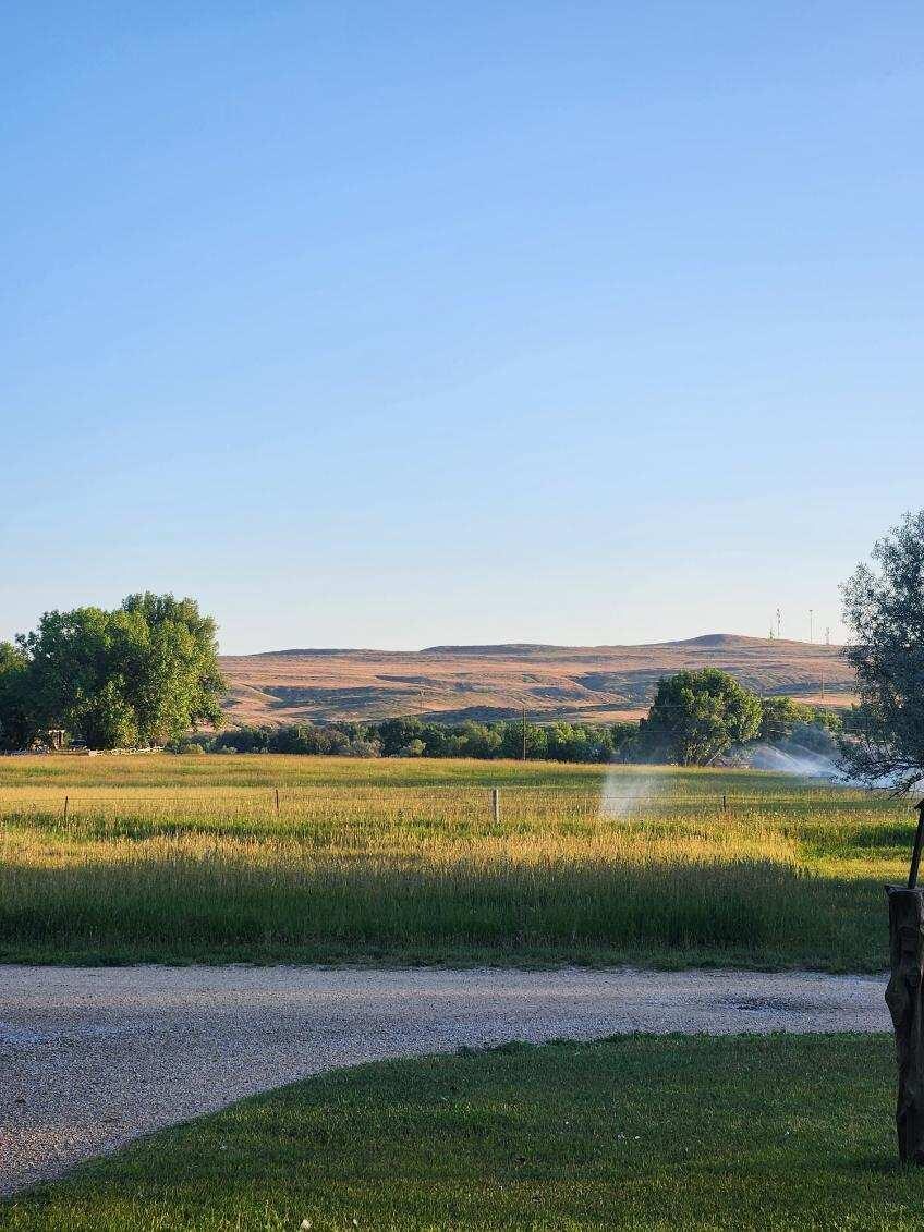 Rolling hills.