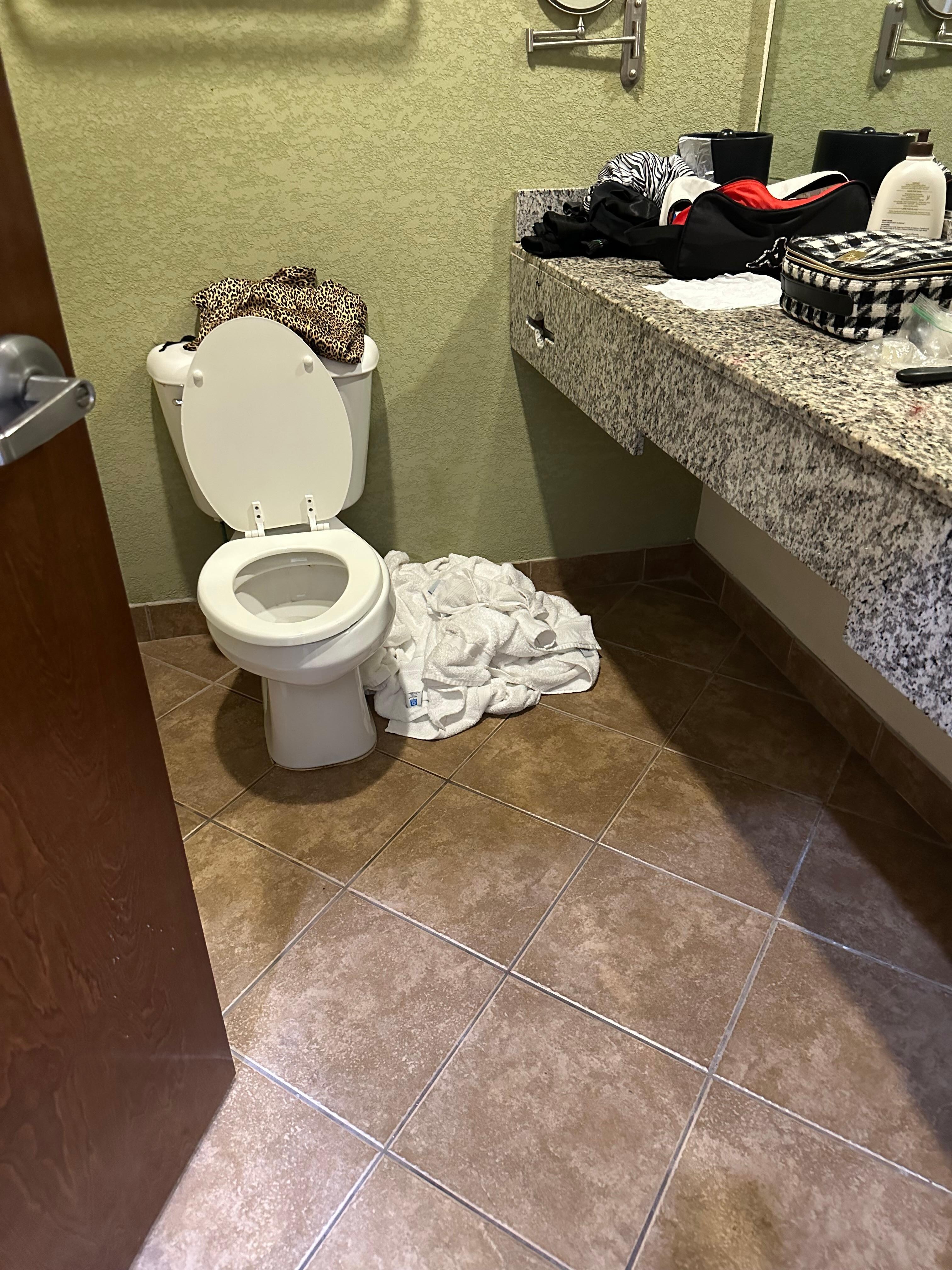 Never got my room clean 