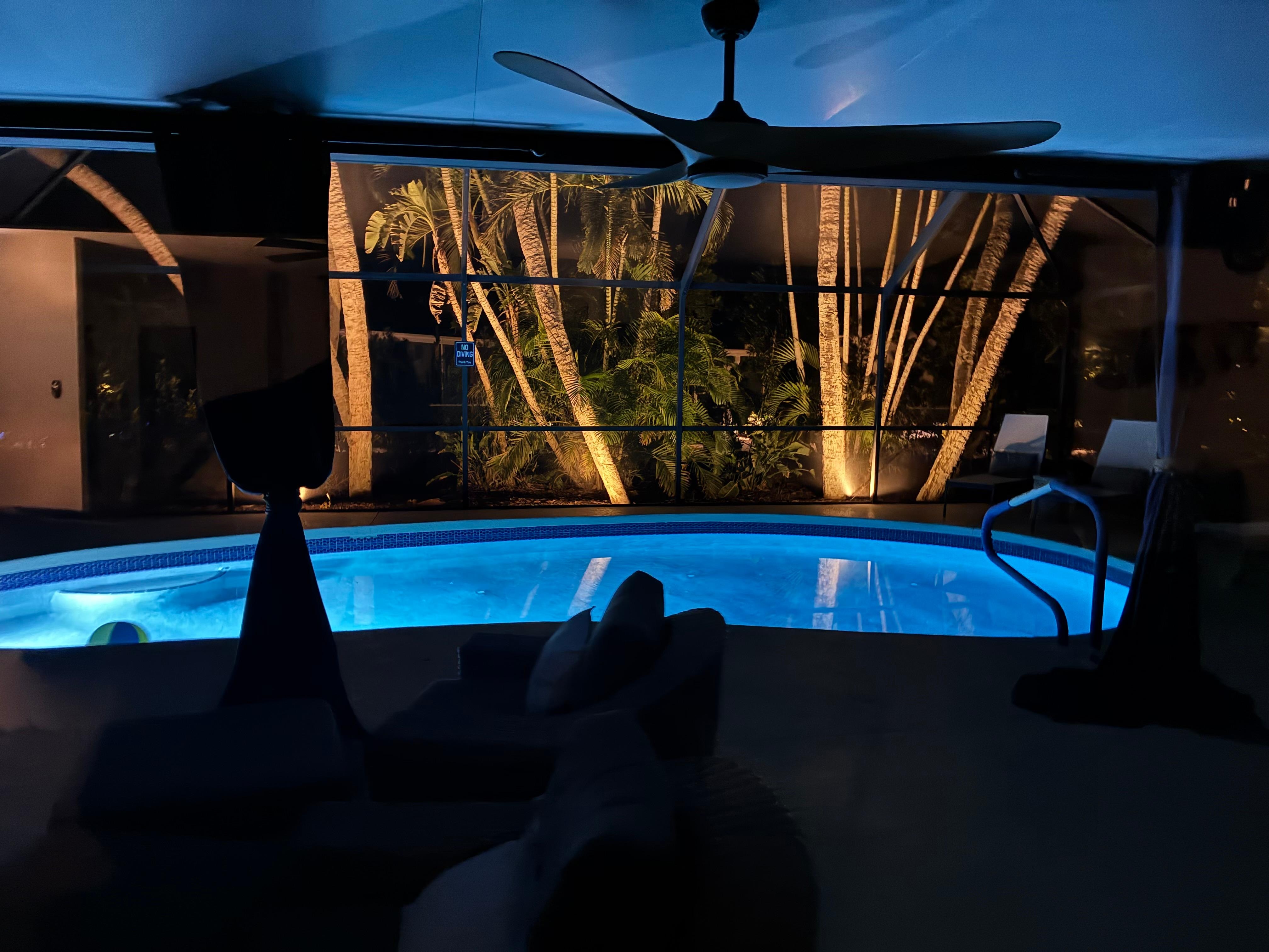 As peaceful as it gets.