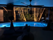 As peaceful as it gets.