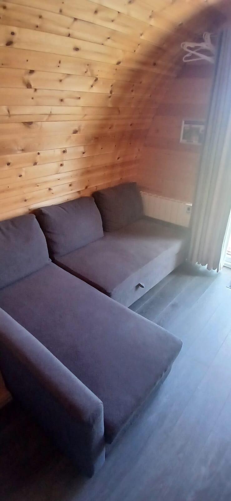 Sitting area in pod