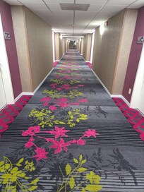 Spacious and elegant hallway.