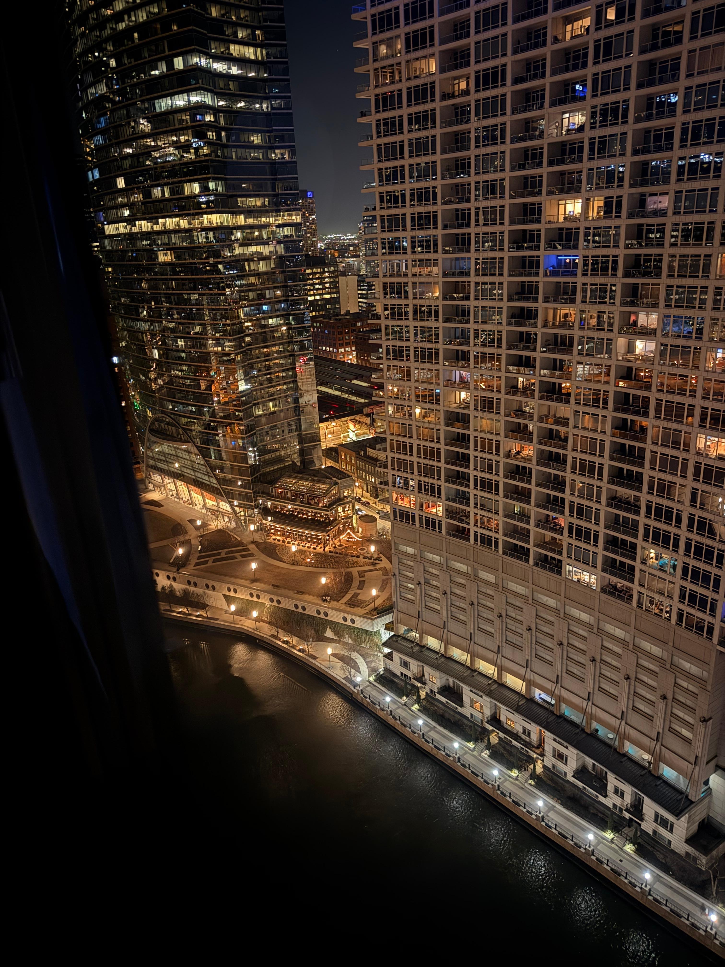 Outside our 22nd floor window