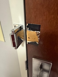 Ripped up door