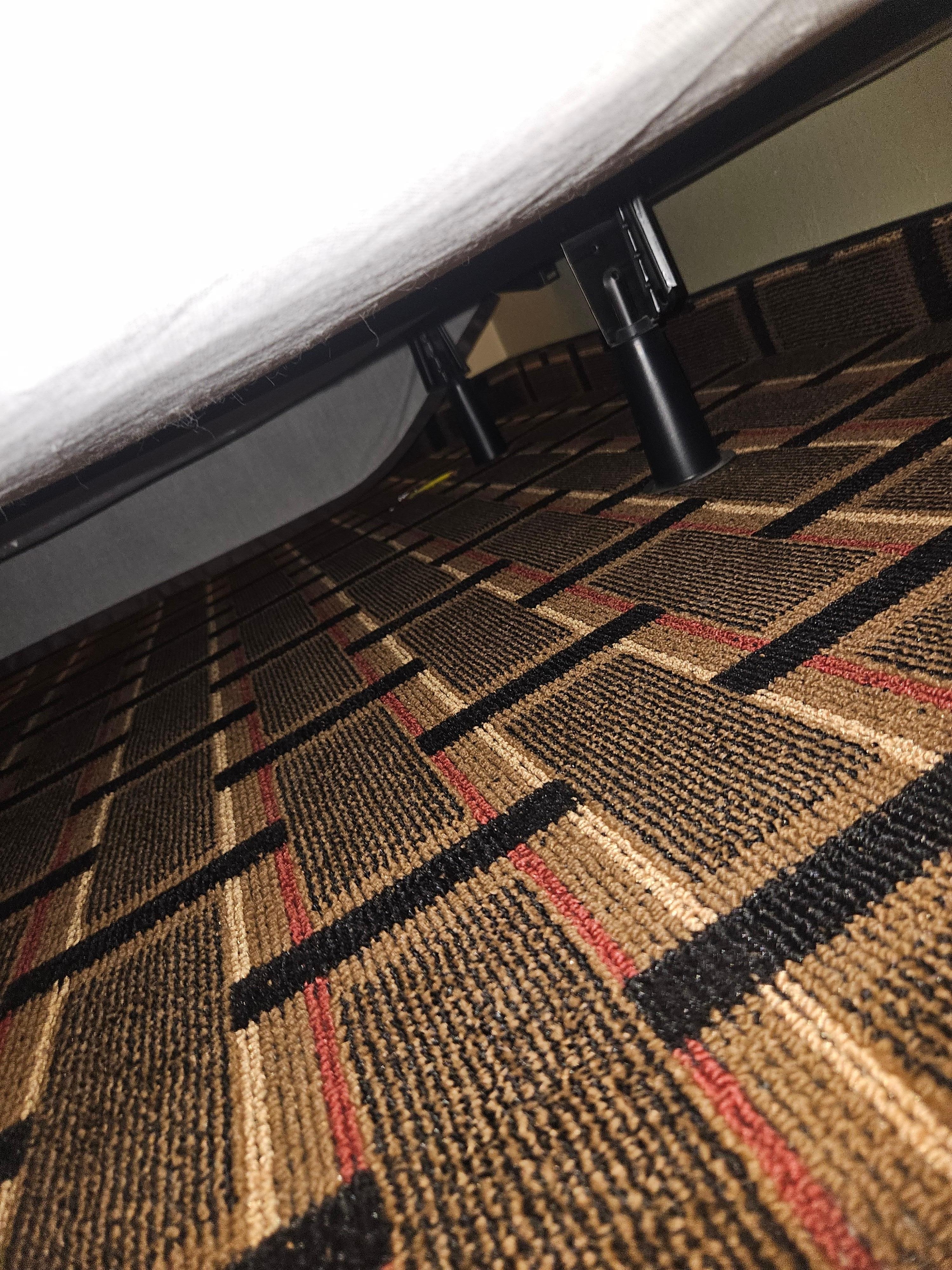 trash under bed on 1st room