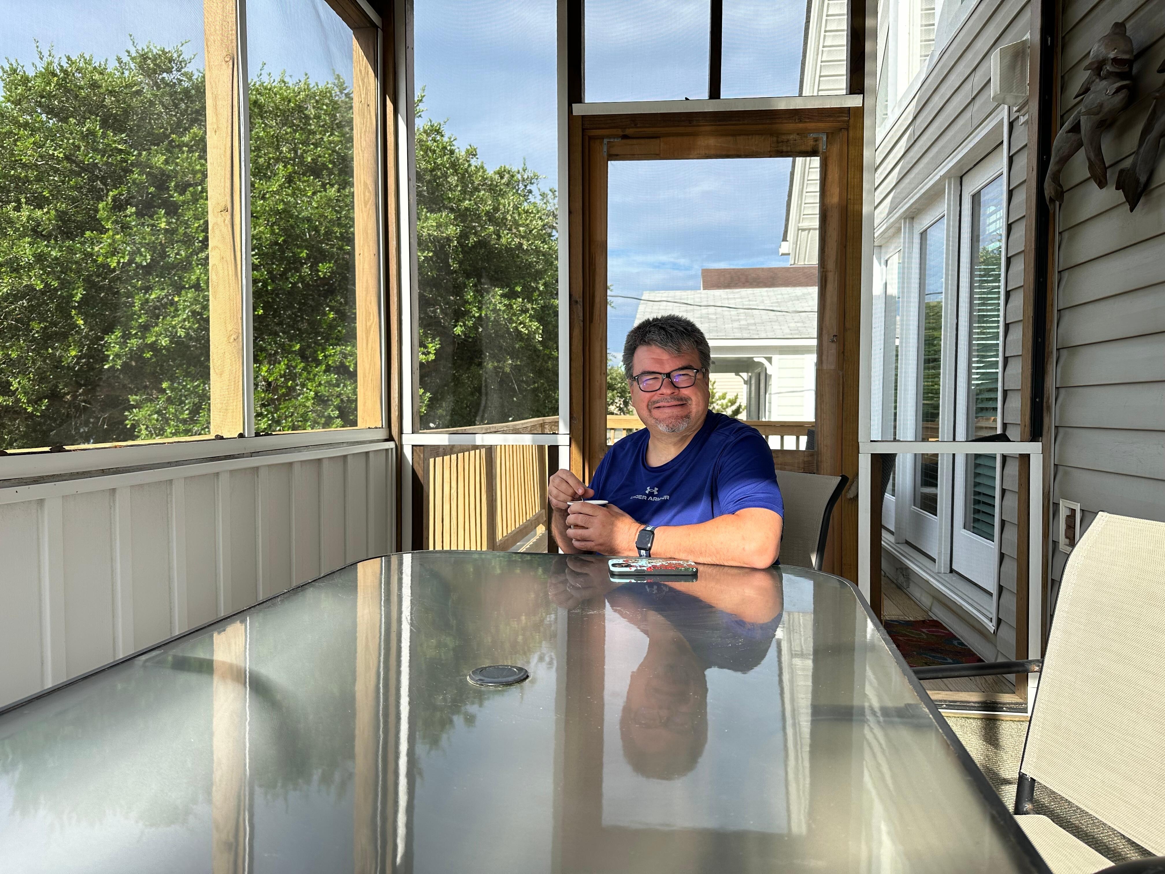 Screened in porch