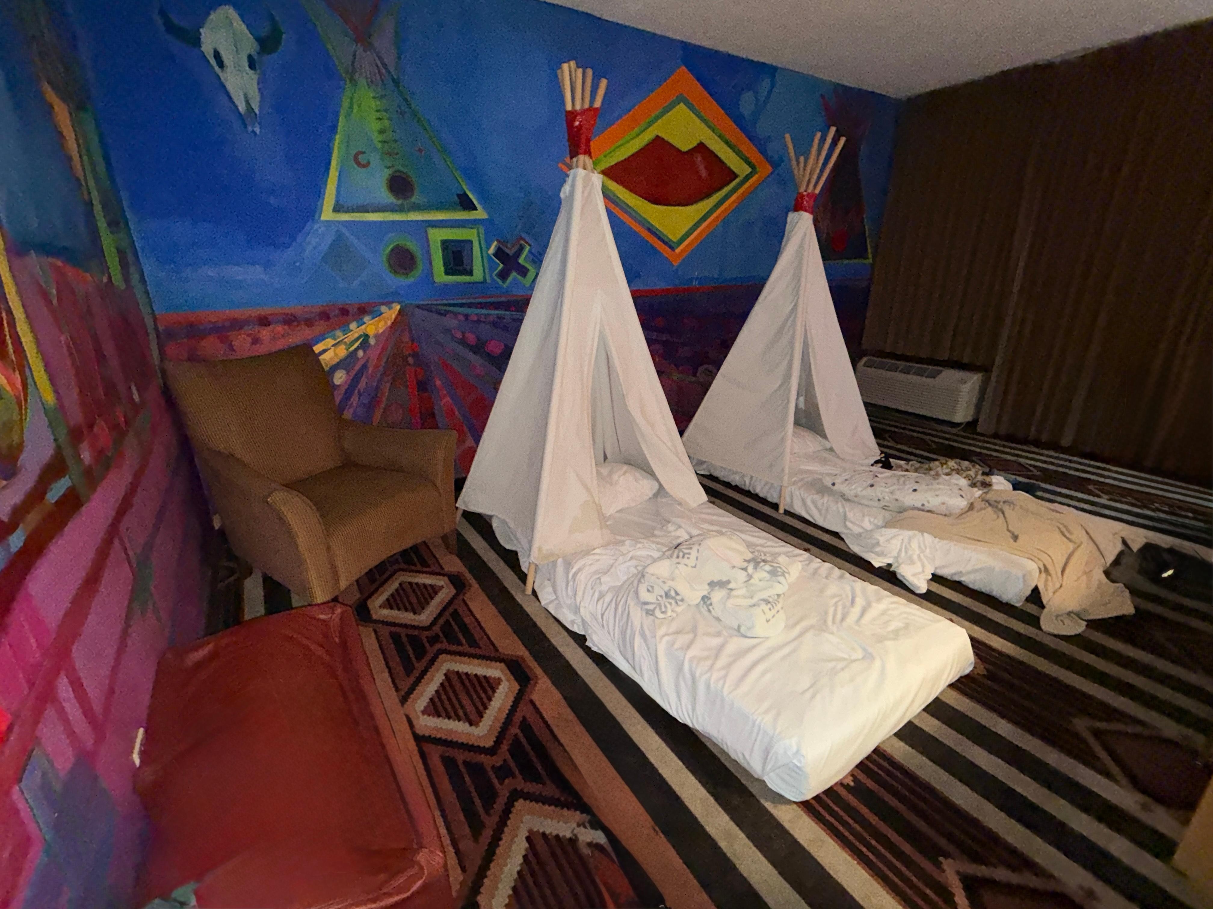 Kid room in family suite. My kids thought it was amazing. 