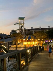 The merry go round at Baytown Wharf.