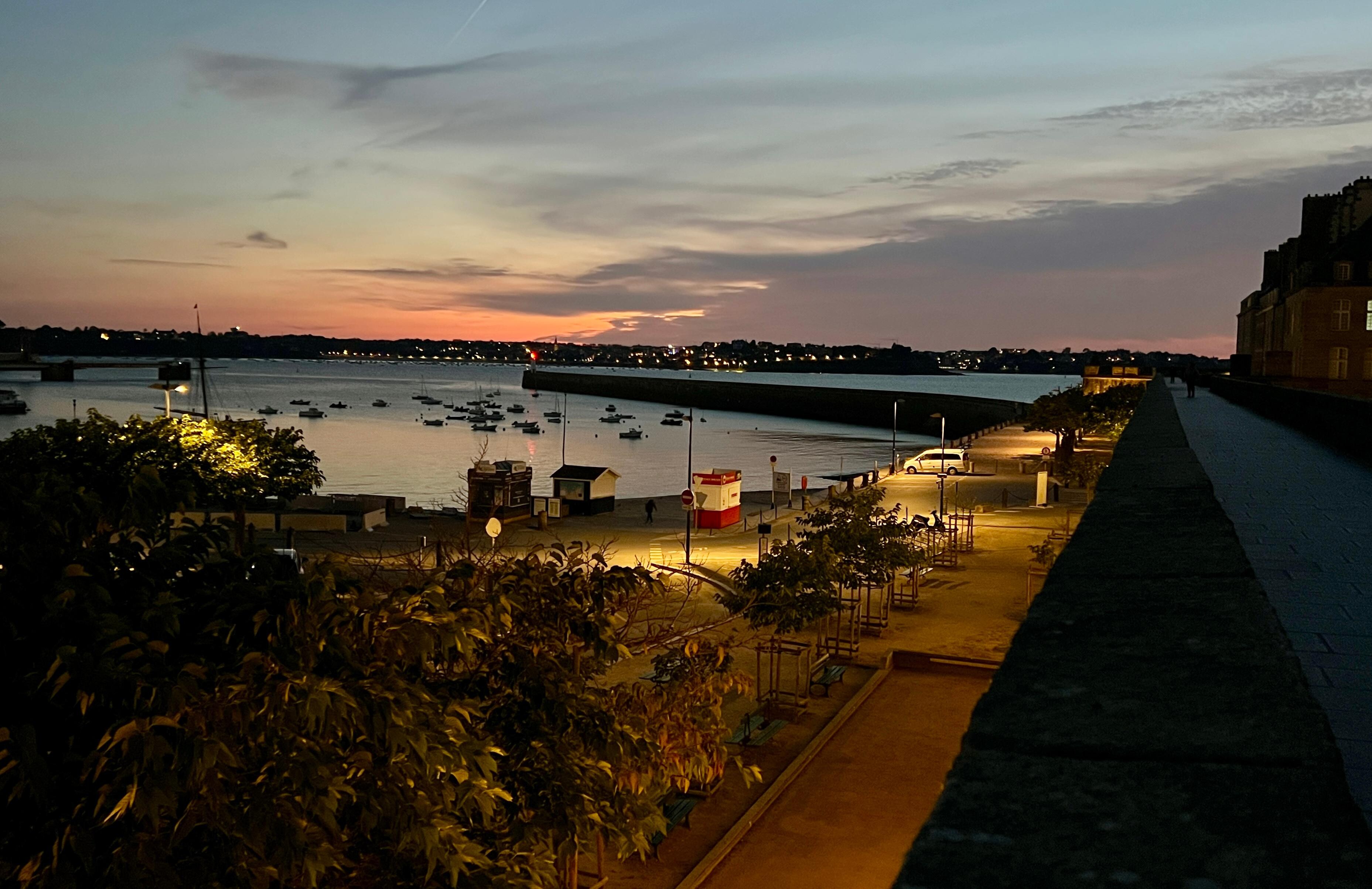 Sunset on the ramparts