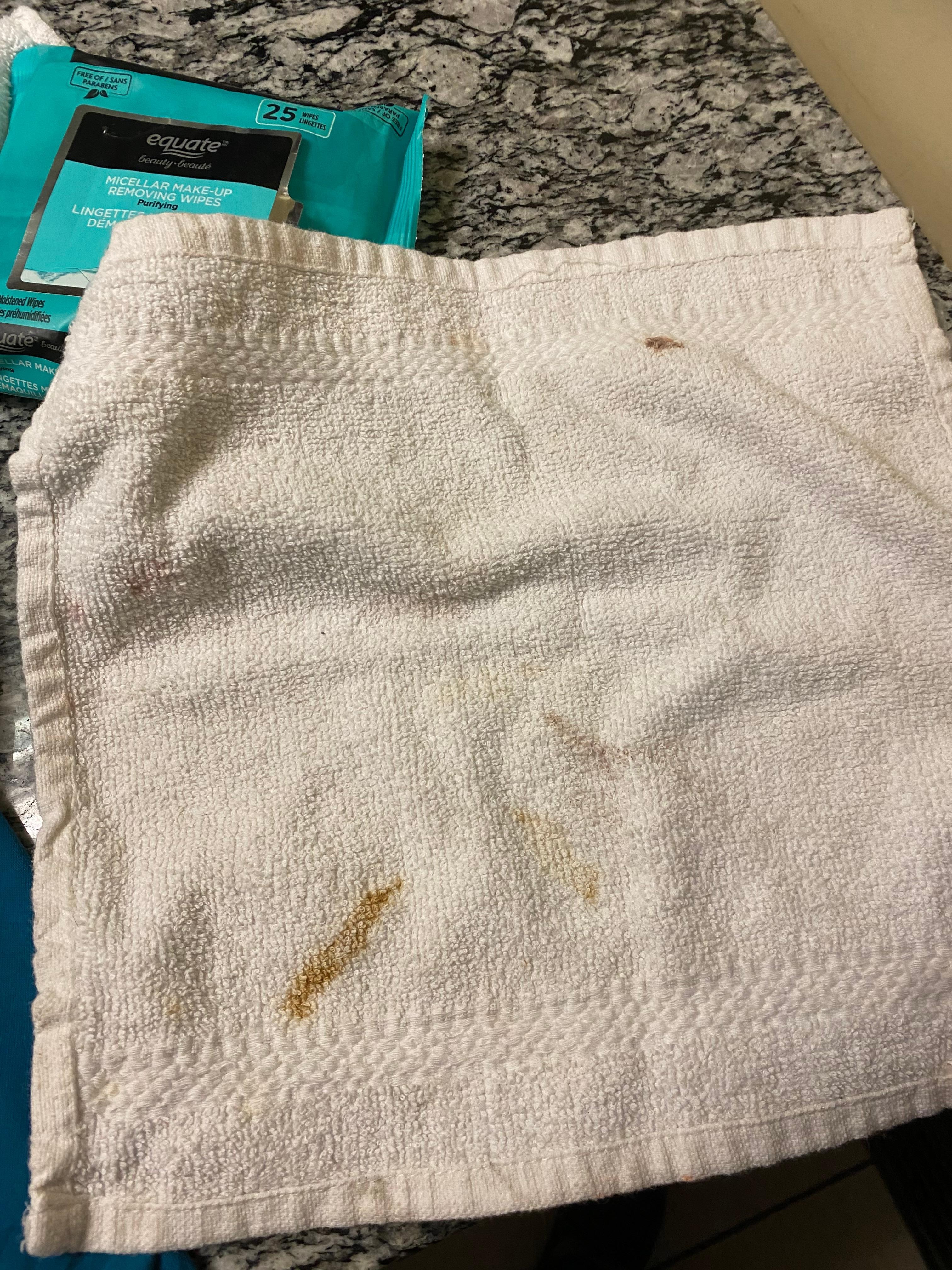 Face cloth in room 201