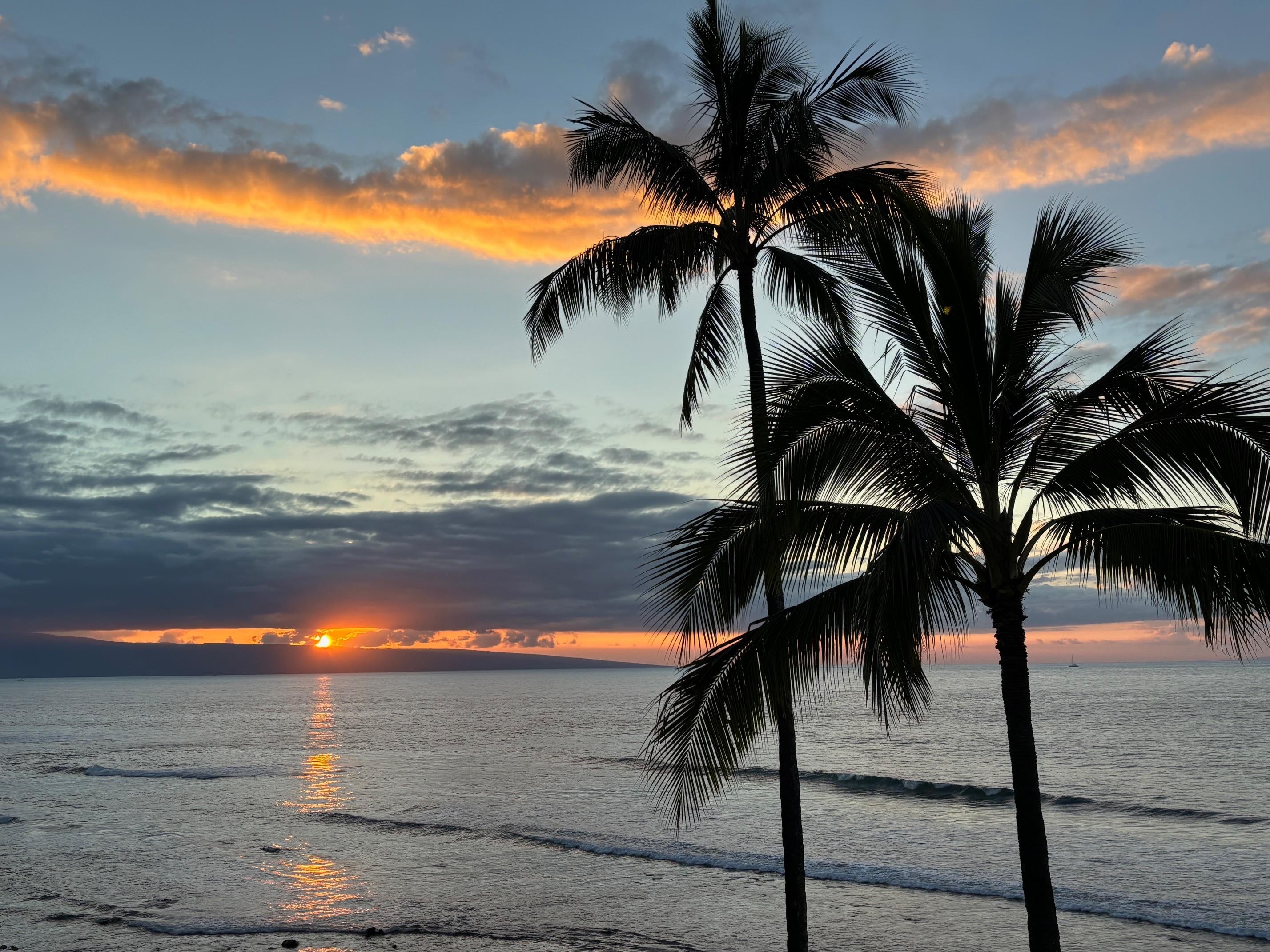 Sunset from the balcony!